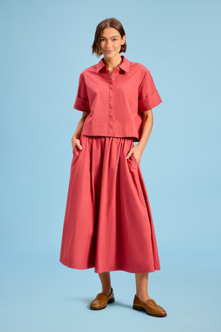 Livro Club Shirt, Cinnabar