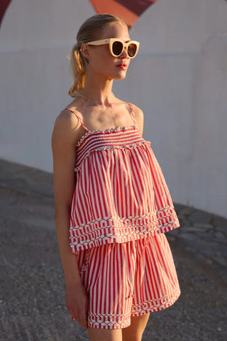 Oliphant Sadie Top, Sconset Red