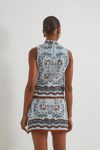 Cara Cara Lindy Skirt, Paisley Scarf