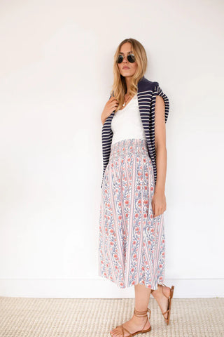 Marea Sandra Skirt, Vine Floral