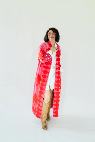 Eleanor James Caption Duster, Cherry Bomb