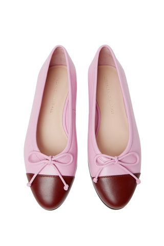 Loeffler Randall Noelle Flat, Candy Pink Burgundy