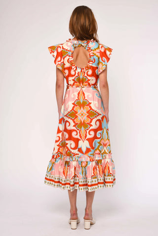Love the Label Ella Midi Dress, Rosetti Print