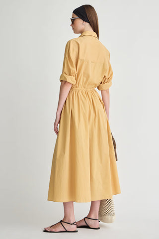Apiece Apart Priska Shirt Dress, Sun Butter