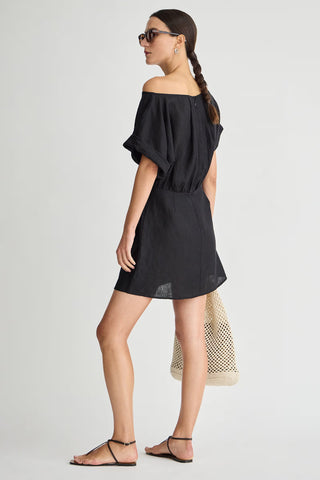 Apiece Apart Sigrun Mini Dress, Black