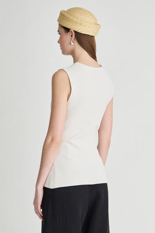 Apiece Apart Marca Knit Top, Cream