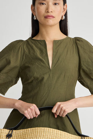 Apiece Apart Sculpted Sabina Mini, Dark Olive