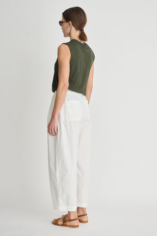 Apiece Apart Spa Pleat Pant, Cream
