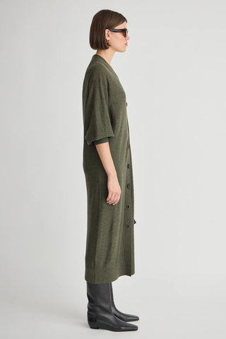 Apiece Apart Drippy Dress, Olive