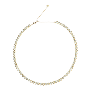 Jane Win Made from Love White Tennis Necklace