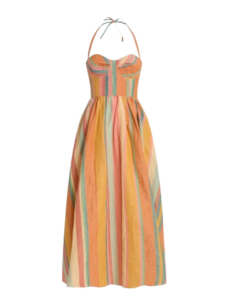 Emporio Sirenuse Johanna Dress, Rainbow Stripes