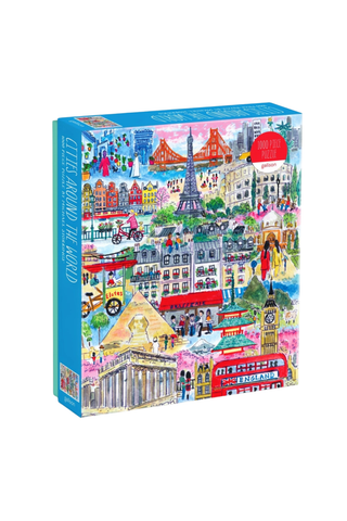 Michael Storrings 1000 Piece Puzzle, Cities Around the World