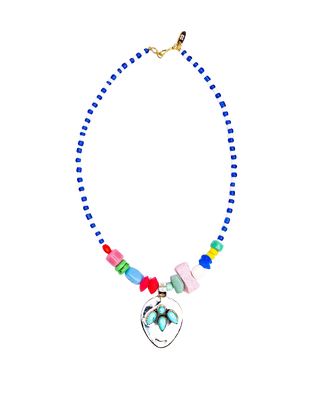 Gather Goods Sterling & Turquoise Drop Necklace