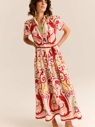 Carolina K Elisetta Dress, Fileteado