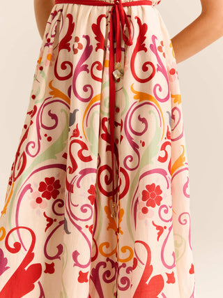 Carolina K Elisetta Dress, Fileteado