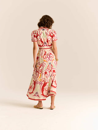 Carolina K Elisetta Dress, Fileteado