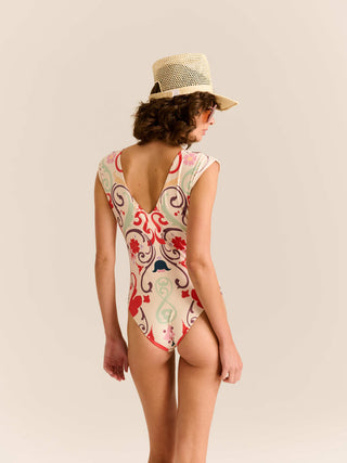 Carolina K Lisette Bodysuit, Fileteado