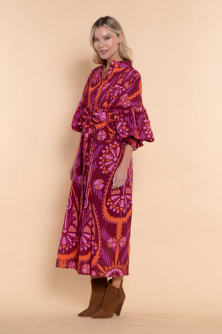 Sheridan French The Every Body Dress, Sangria Batik