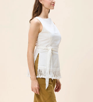 Cleobella Bridget Top, Ivory