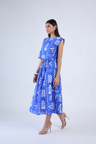 Beyond by Vera Amber Skirt, Sverige Indigo