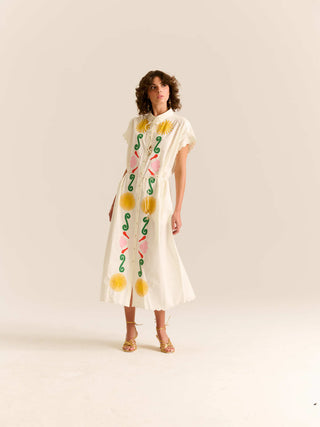 Carolina K Valerie Kaftan, Off White