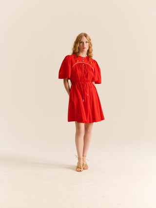 Carolina K Kerry Dress, Red