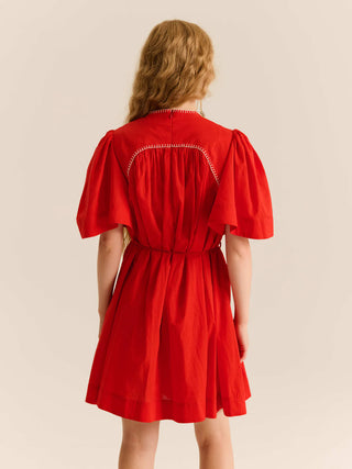 Carolina K Kerry Dress, Red