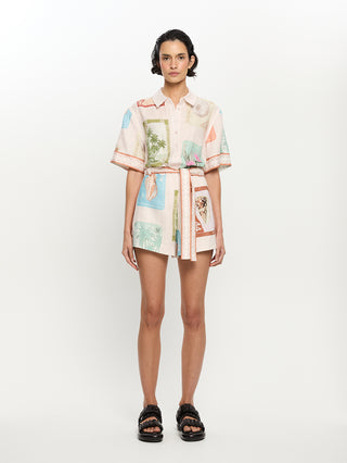 Kivari Coastline Playsuit, Coastline