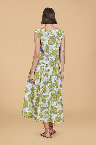 Olivia by Livro Bubble Top, Zest Leaves