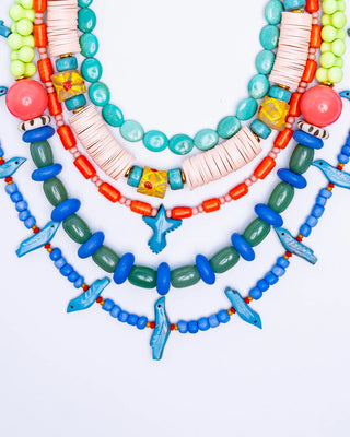 Gather Goods Spring Mixed Media Necklace