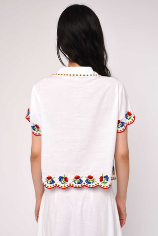 Love the Label Vera Top, Kay Morris Embroidery