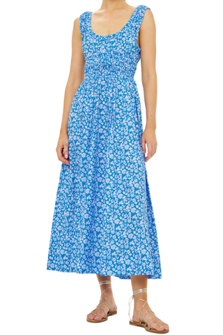Oliphant Harper Dress, Ditsy Blue
