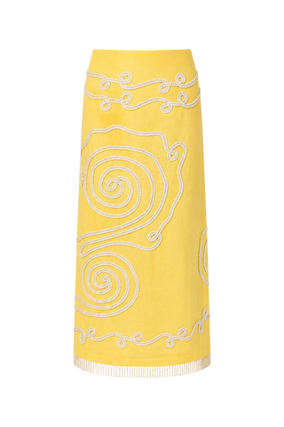 Anna Cate Dillon Skirt, Yellow