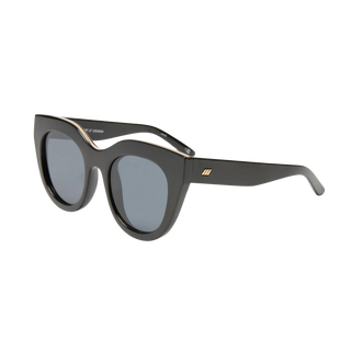 Le Specs Air Heart Sunglasses, Black