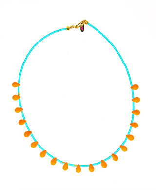 TS Gather Goods Mustard Drop Necklace