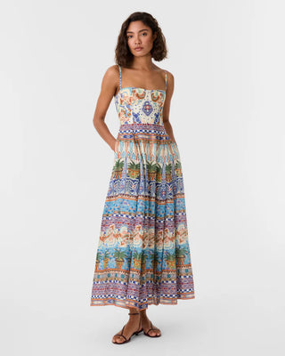 Emporio Sirenuse Valya Chimera Dress, Multi