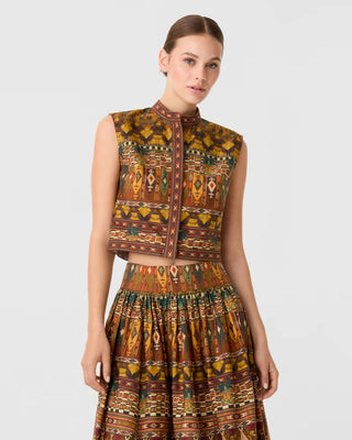 Emporio Sirenuse Andorra Desert Top, Multi 102