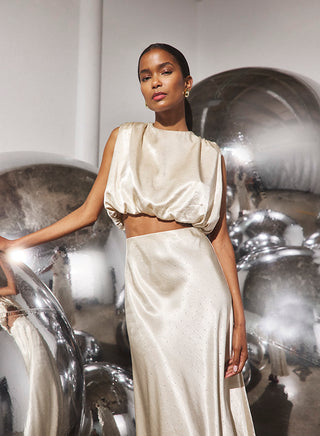 Hunter Bell Cosima Top, Champagne on Fifth