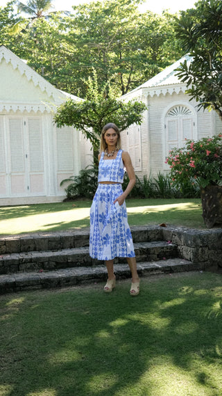 Marea Carsyn Skirt, Sea Dahlia Floral