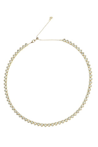 Jane Win Made from Love White Tennis Necklace