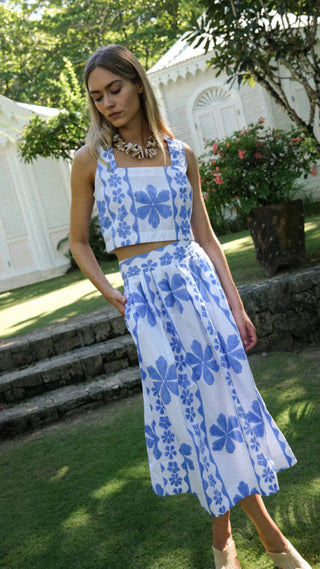 Marea Sloane Tank, Sea Dahlia Floral