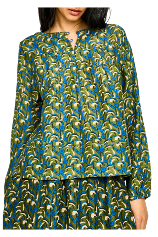 Mirth Albion Top, Verdant Cattail