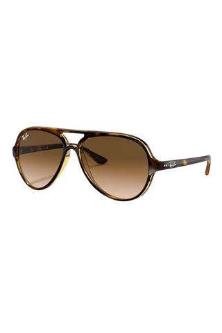 Ray-Ban Cats 5000 Light Havana Sunglasses, Clear Gradient Brown