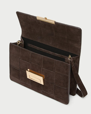 Loeffler Randall Delphine Leather Clutch, Tmoro