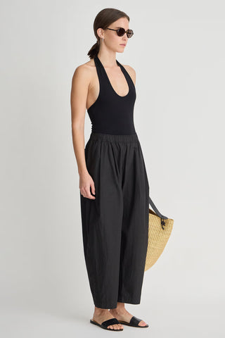 Apiece Apart Spa Pleat Pant, Black