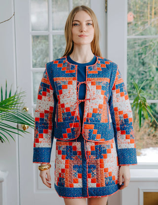 Love the Label Shoreditch Jacket, Blue Multi