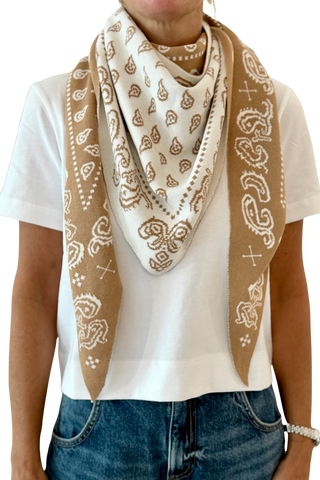 Olivia by Livro Bandana Scarf, Dusty Trail