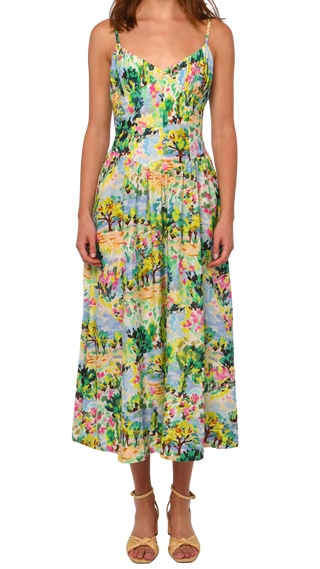 Love the Label Tilda Maxi Dress, Giverny Garden Print