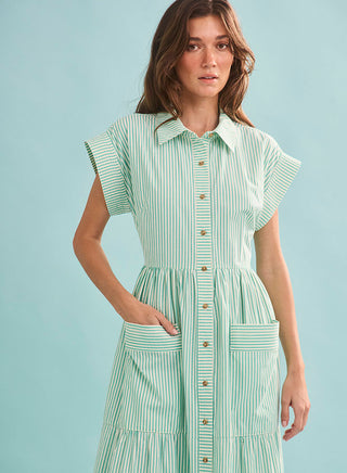 Hunter Bell Sarah Dress, Saltwater – Monkee's of Mount Pleasant