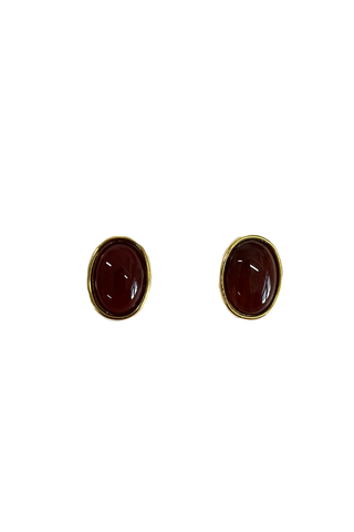 Jennifer Behr Elaine Earrings, Carnelian